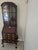 Late 20th Century Vintage Queen Anne Secretary Desk Hutch – Mahogany Drop Front Writing Desk With Glass Display Top For Sale - Image 5 of 7