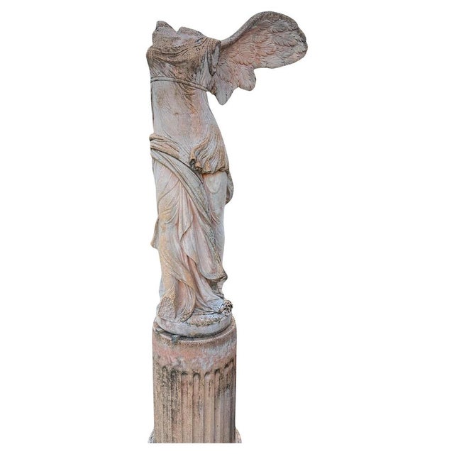 Tuscan Artist, Nike of Samothrace, Late 19th-20th Century, Terracotta For Sale - Image 10 of 15