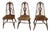 Set of 3 Antique Colonial Revival Windsor Chairs With Pierced Splat, Circa 1900 For Sale