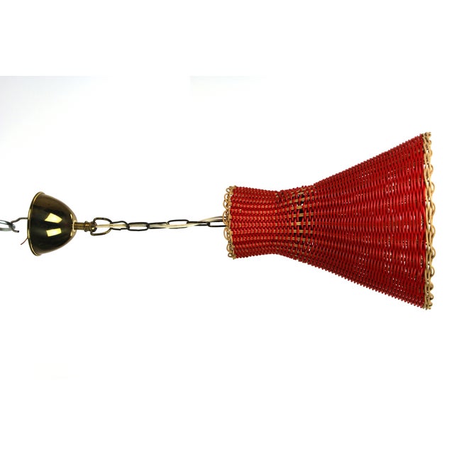 Kalmar Kiwi Pending Lamp by by J. T. Kalmar for Kalmar, 1950s For Sale - Image 4 of 8