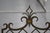 French Forged iron Grids Royal lily Wrought iron gates Parisian apartment Decorative Interior Exterior grid Pair of...