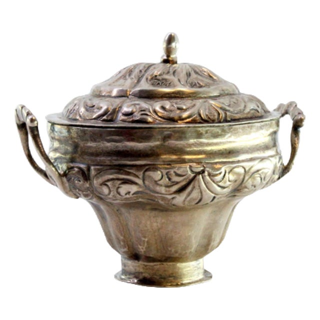 Silver Box in the Shape of a Tureen For Sale