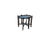 Vintage Oval Curve Shape Folding Cross Brace Stand Side Table For Sale - Image 9 of 10
