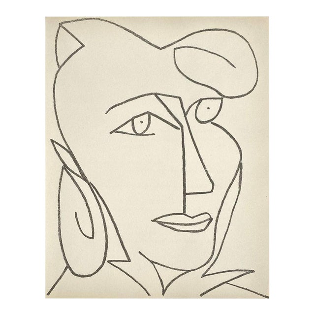 1951 Françoise Gilot Pages d'Amour - André Verdet 16 Lithograph For Sale