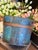 Antique 1800s Shaker Wooden Bucket Blue Paint For Sale - Image 11 of 11