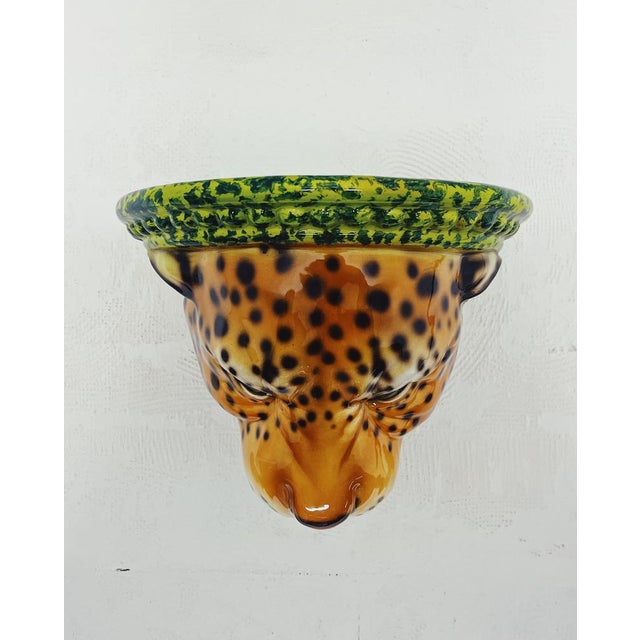 Contemporary Wall Shelf Leopard by Ceramiche Boxer For Sale - Image 3 of 5