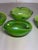 Vintage Italian Murano Green Art Glass Bowls, Set of 4 For Sale In Orlando - Image 6 of 17