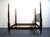 Brown Hickory Chair Mahogany Traditional Style King Size Twist-Turned Four Poster Bed W. Pineapple Accents For Sale - Image 8 of 8