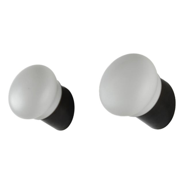 Wall Lamps by Charlotte Perriand for Les Arcs, France, 1970, Set of 2 For Sale
