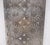 Geometrical Patterns Silver Gilt Sheet Metal Wall Hanging Sculpture Screen MINT For Sale - Image 6 of 11