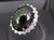 Late 20th Century Massive 26.18ct Green Tourmaline 1.83ct Diamond 18k White Gold Ring Size 4.75 For Sale - Image 15 of 18