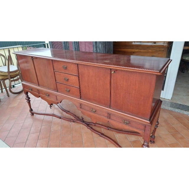 English Sideboard in Mahogany, 1950s For Sale - Image 4 of 7