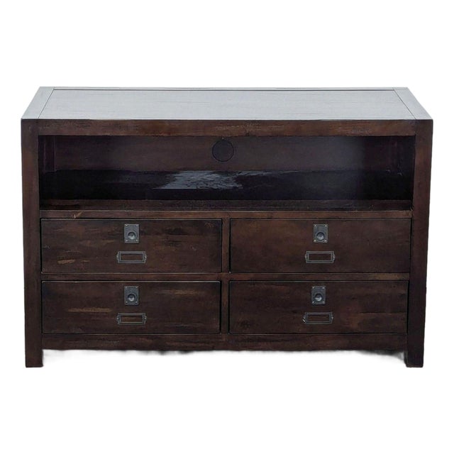 Pottery Barn Rhys Media Console For Sale