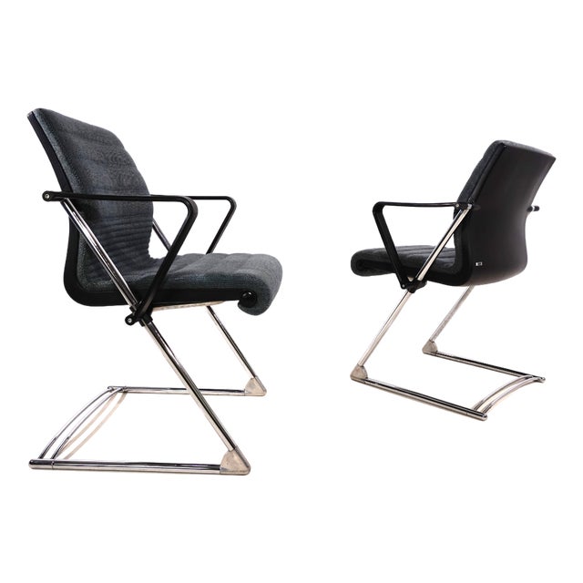 Set of Dining Room Chairs by Hans Ullrich Bitsch, 1980s For Sale