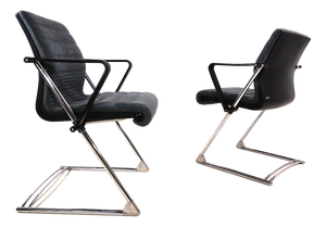 Set of Dining Room Chairs by Hans Ullrich Bitsch, 1980s