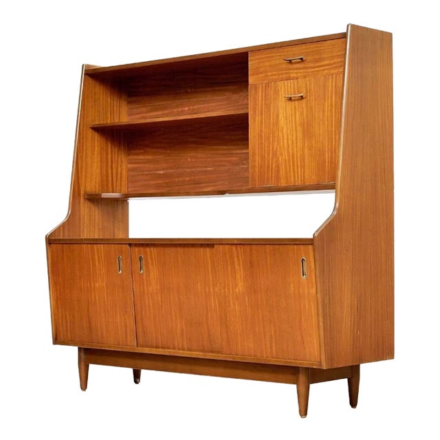Mid Century Hutch Credenza by White & Newton For Sale