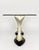 Metal 1980s San Sen, Brass & Glass Swan Console Table for Art House Jofral Spain, Labeled For Sale - Image 7 of 18
