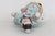 Blue Fu Xing Chinese Ceramic Figurine Hand Painted Blue Robes With Golden Gourd 5024b For Sale - Image 8 of 11