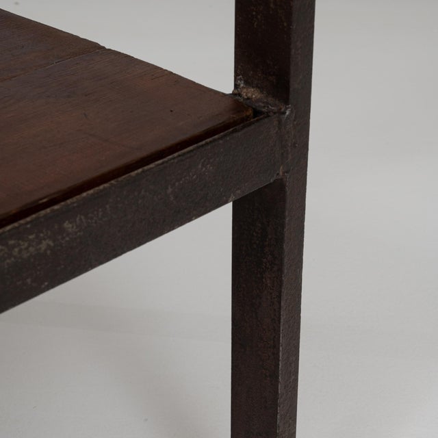 20th Century French Metal Industrial Table For Sale - Image 9 of 18