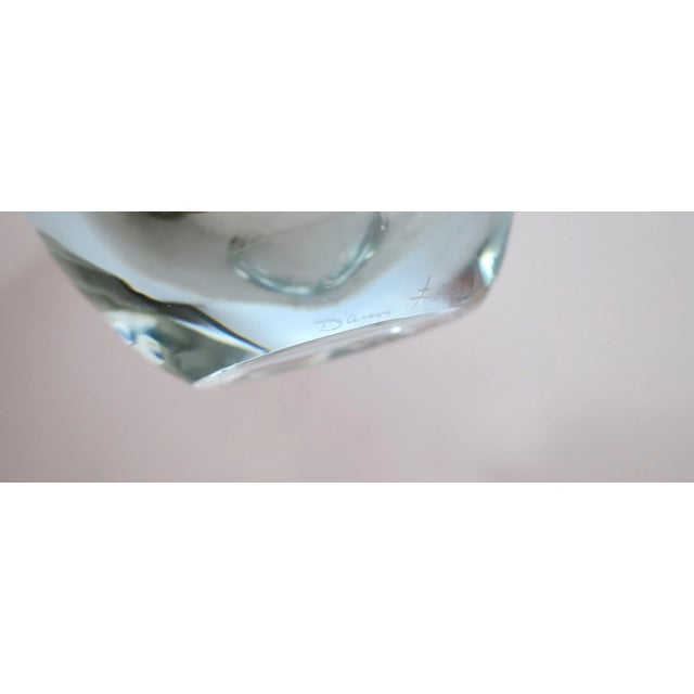 Contemporary Daum France Crystal Bowl or Ashtray For Sale - Image 3 of 11