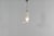 Stunning suspension lamp attributable to Carlo Nason for Mazzega, 1960s. Transparent Murano glass bell with irregular...