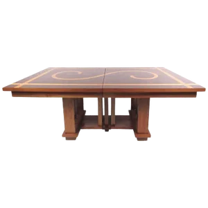 Dining Table in the Style of Frank Lloyd Wright