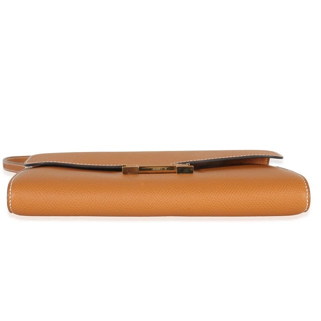 2020s Toffee Epsom Constance Long Wallet To Go GHW For Sale - Image 5 of 9