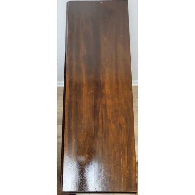 Wood Midcentury Modern Walnut Book or Display Shelf For Sale - Image 7 of 11