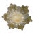1960s Clear and Amber Graniglia Murano Flush Mount For Sale