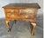 Great little 18th century English burl walnut and oak lowboy on cabriole legs and pad feet. This beauty features an...