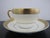 English Minton K159 Bone China Buckingham White Gold Gilt Tea Cup & Saucer Set For Sale - Image 3 of 6