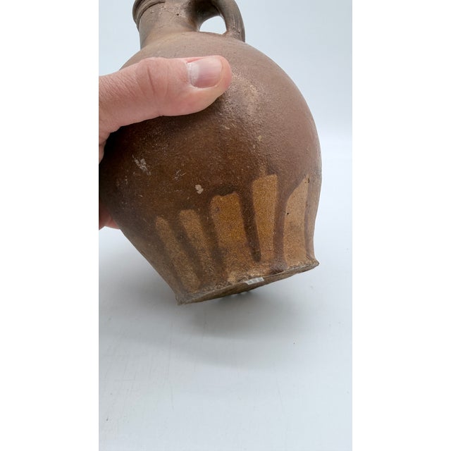 17th-Century German Bartmann (Bellarmine) Stoneware Jug — Excavated at the World Trade Center Site, New York City For Sale - Image 12 of 16