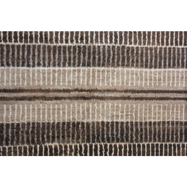 Native American Aara Rugs Inc. Hand-Knotted Navajo Style Inspired Rug - 6′1″ × 8′7″ For Sale - Image 3 of 5