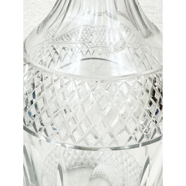 Mid 20th Century Vintage Cut Glass Decanter For Sale - Image 5 of 7