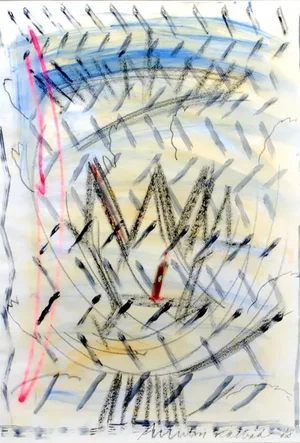 Annelise Kalbak, 1940, Watercolor Supported in Alum