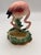 1950's California MCM Pottery flamingo tabletop planter or figurine. Imprint on bottom: L6B, signifying Lane & Co Pottery,...