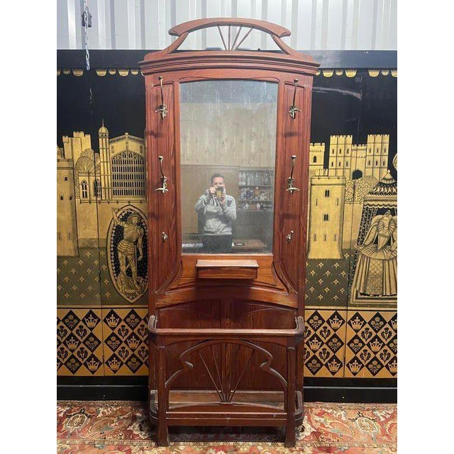 Art Nouveau Cloakroom / Coat Rack For Sale - Image 4 of 6
