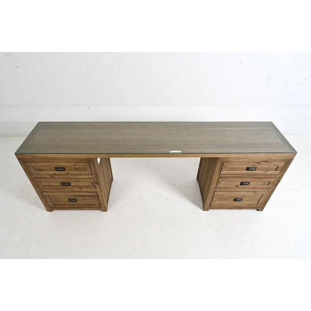 Restoration Hardware Restoration Hardware "Printmaker" Desk For Sale - Image 4 of 12