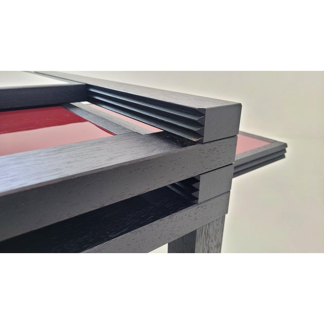 Modular Extendable Coffee Table Hexa Vuarnesson for Bellato, France, 1980s For Sale - Image 9 of 12