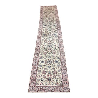 2ft 6 in X 13ft 6 in Persian Style Floral Wool Runner Rug For Sale