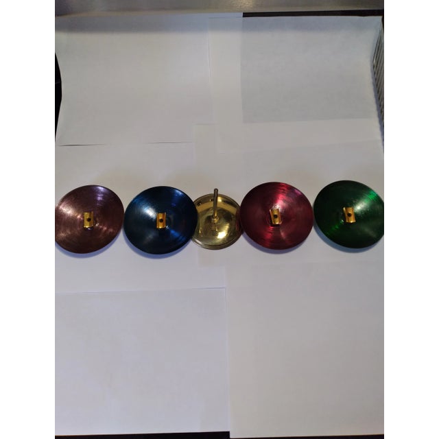 Vintage Mid Century Modern Stackable Ashtrays For Sale - Image 4 of 10