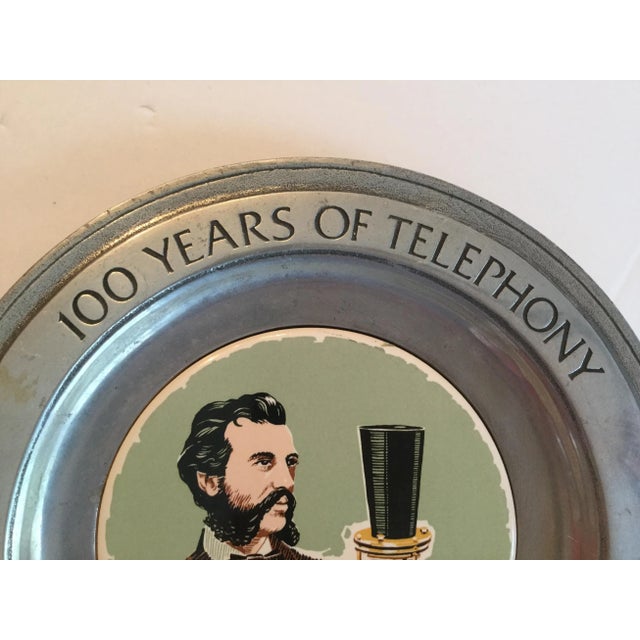 100 Years of Telephony Commemorative Plate For Sale - Image 9 of 13