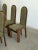 Olive Arched Oak Dining Chairs- Set of 6 For Sale - Image 8 of 14