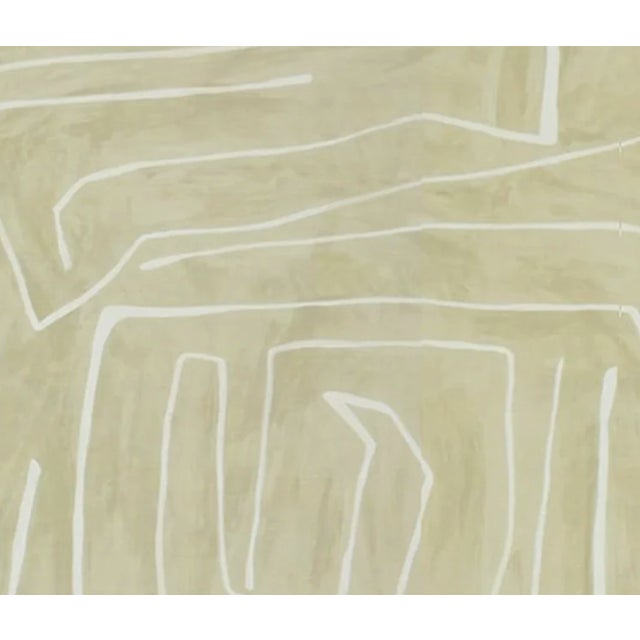 Designer Graffito Beige/Ivory Pillow Cover ⭐️ Ships Within 2 Days On the Front: Graffito Printed Fabric On the Back:...