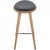 Mater Bar Stool in Oak and Black Leather, 2020 For Sale - Image 5 of 12