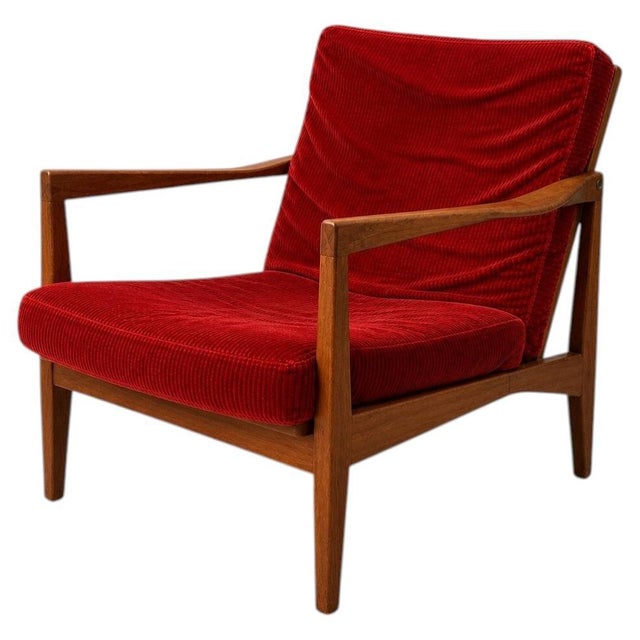 Scandinavian Modern Teak Lounge Chair by Svante Skogh for Engen, Sweden, 1960s For Sale - Image 9 of 9