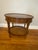 1970s Drexel Heritage Walnut Italian Provincial Oval Side Table For Sale - Image 9 of 13