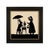 "Easter Bunny and Little Girl" Contemporary Paper Cut Silhouette, Framed For Sale - Image 4 of 4
