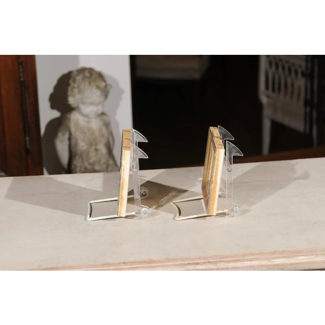 Italian 19th Century Engravings Depicting Capitals in Silver Frames - A Pair For Sale - Image 11 of 12