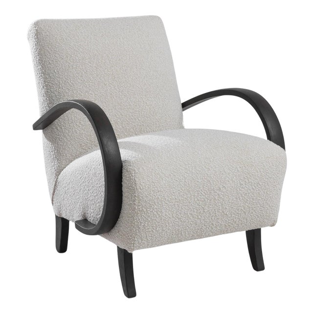 1930s Czech Wooden Armchair by J. Halabala For Sale